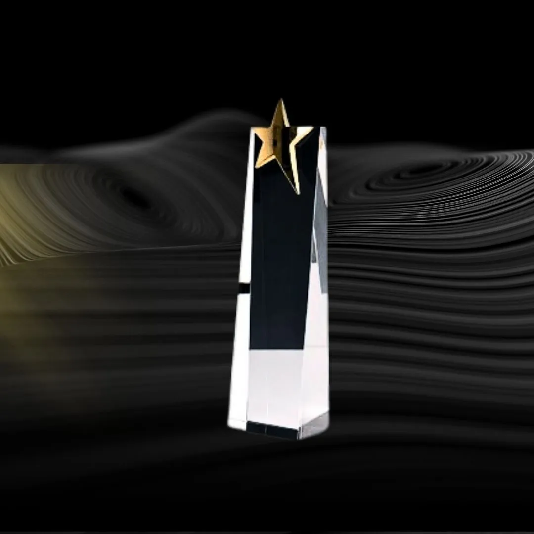 โล่รางวัลคริสตัล RS2304-1 - โล่รางวัลพรีเมียม RS AWARD