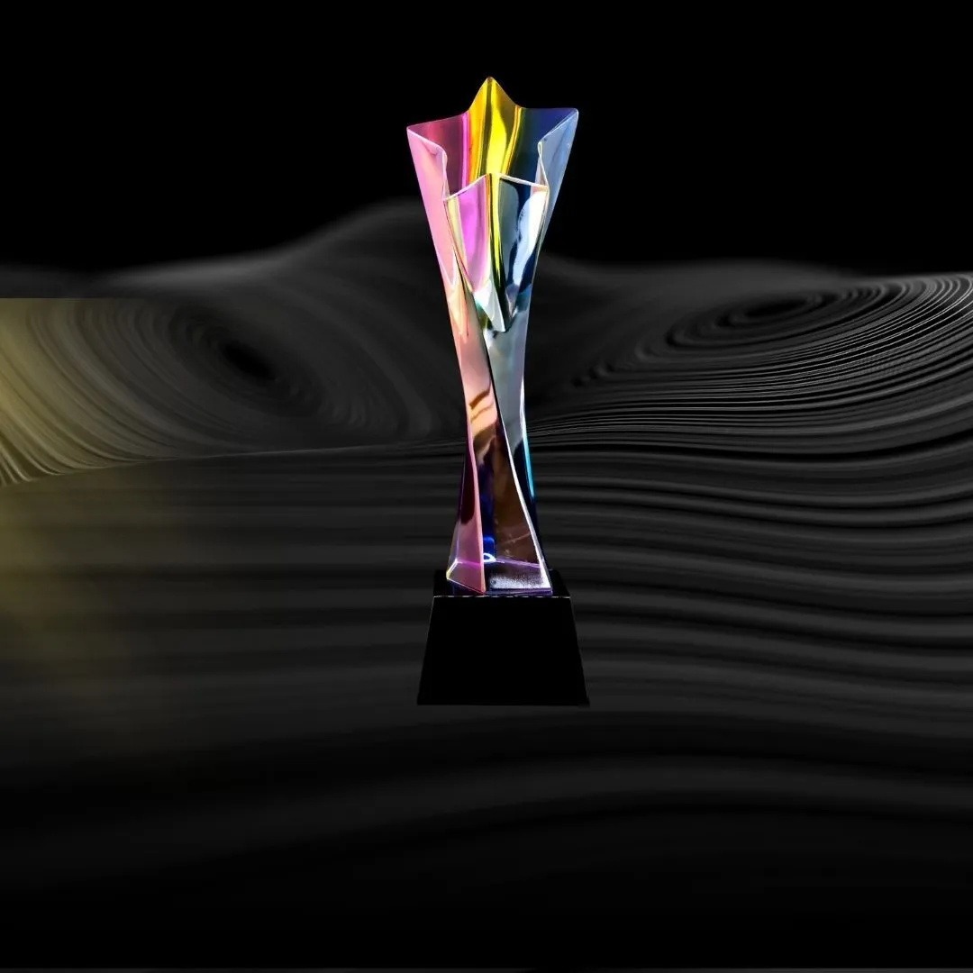 โล่รางวัลคริสตัล RS23400 - โล่รางวัลพรีเมียม RS AWARD